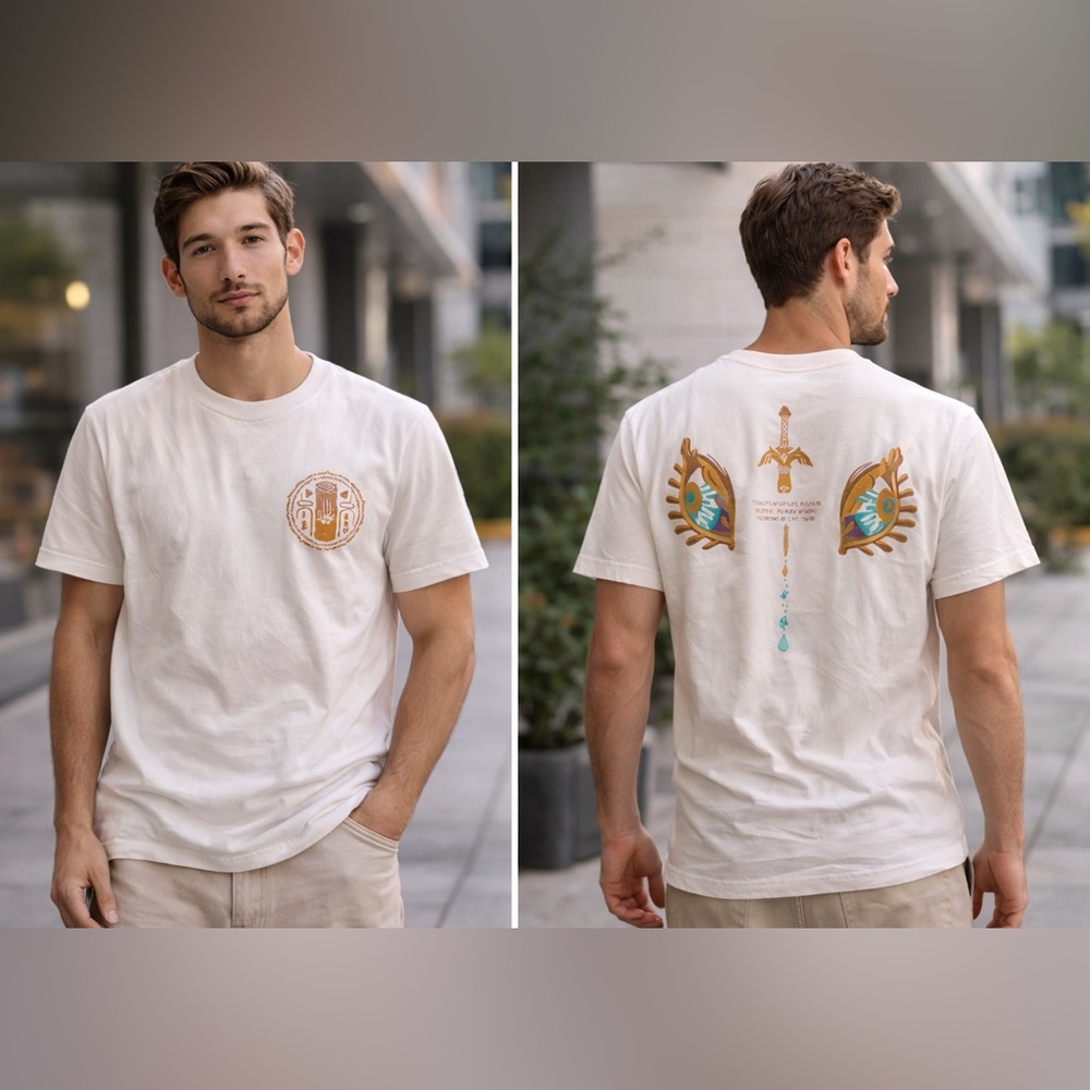 Uniqlo UT x Nintendo Zelda T-Shirt XS | Breath of the Wild Graphic Tee